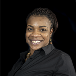 Charisse Peace Headshot on Black Background